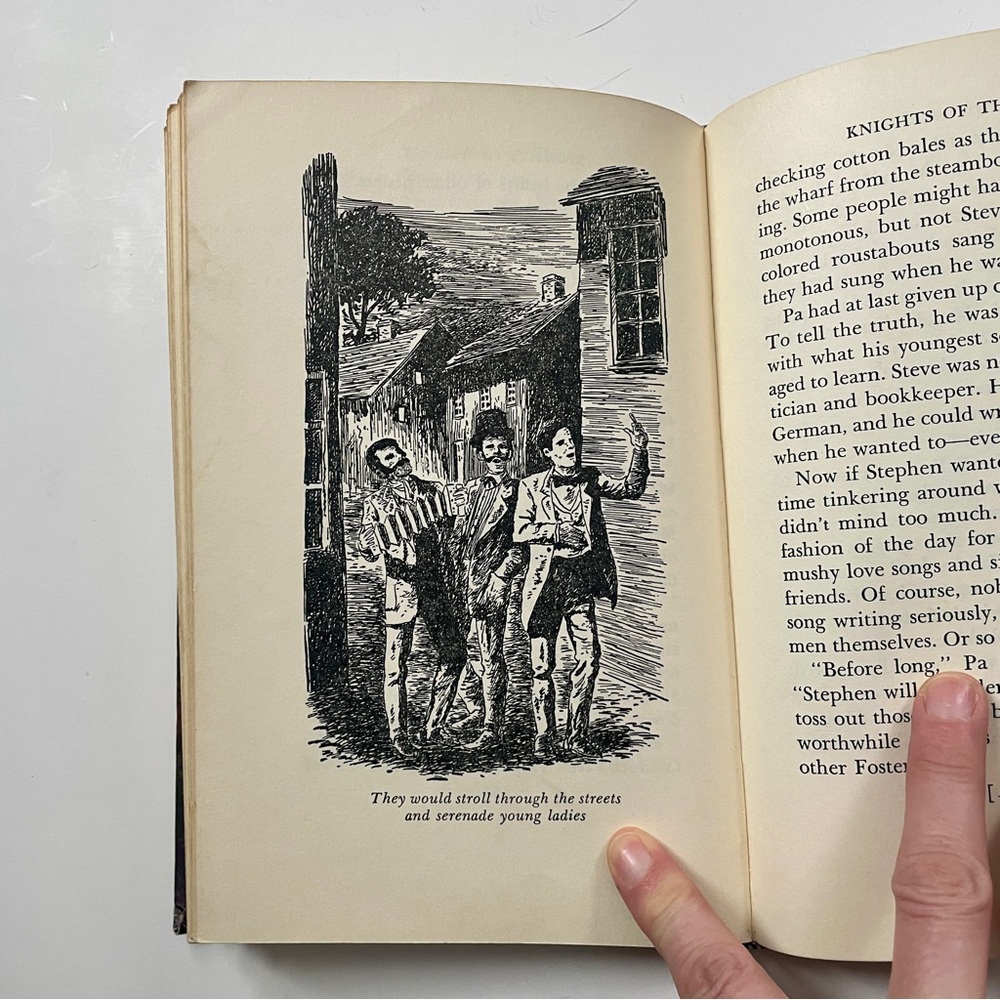 Vintage Library Copy The Story of Stephen Foster Book 1954 American Composer - Picture 6 of 9